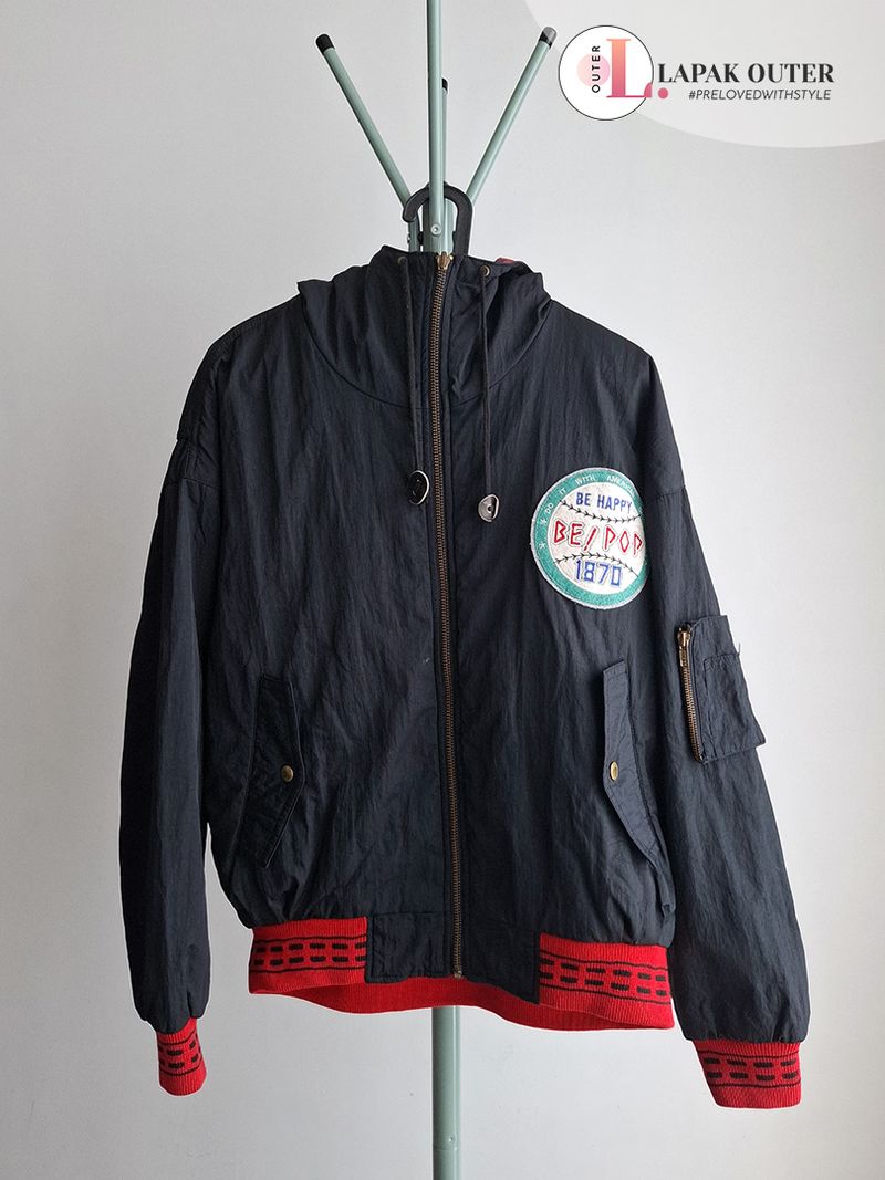 BOMBER JACKET 2 in 1 - BEPOP! WASH BLACK (Original), foto 5