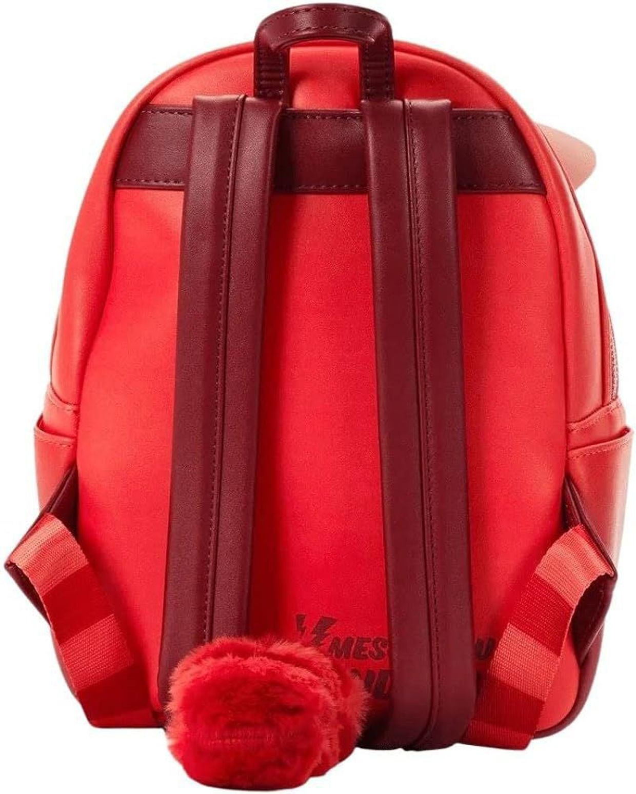 Casual Backpack Wanita red, foto 3