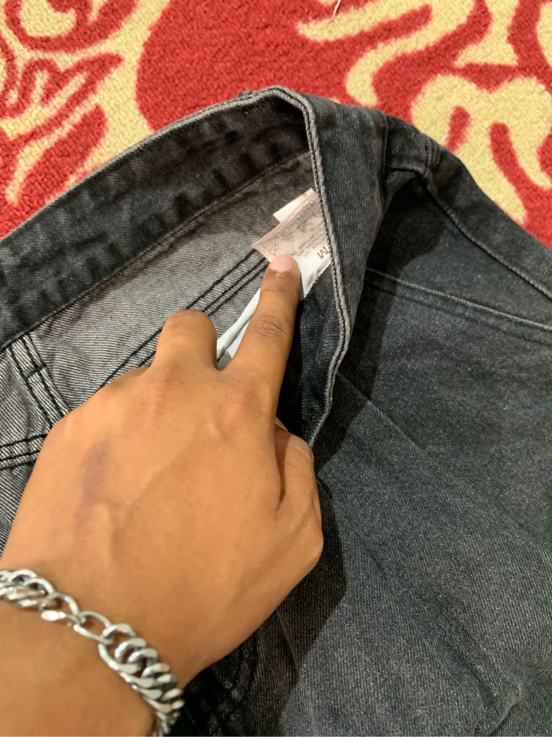 Baggy Jeans Black Blank Charcoal🥷🏻, foto 8