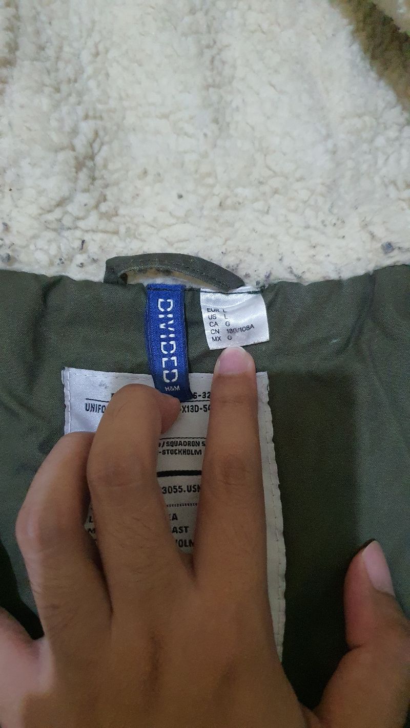 Jaket Parka H&M Hijau Army, foto 3