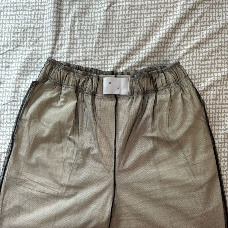 ___antemeridiem Tulle White Pants size M, foto 2