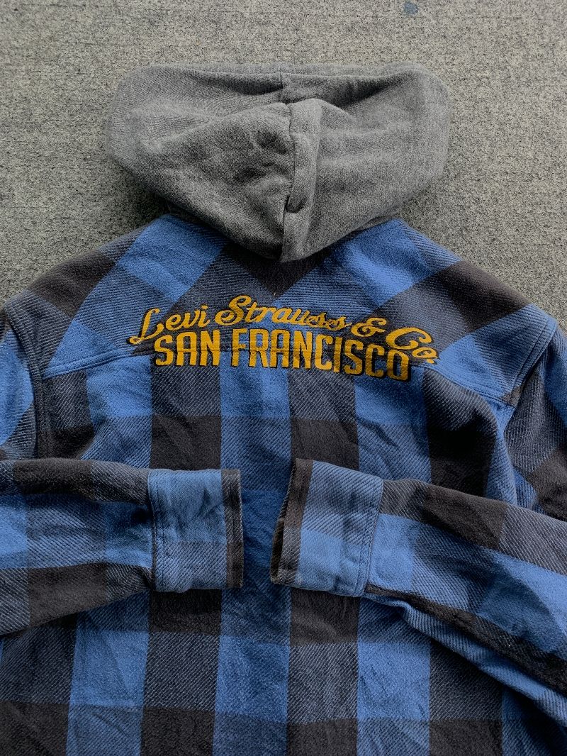 Levi's Red Tab Plaid Hoodie Jacket, foto 6