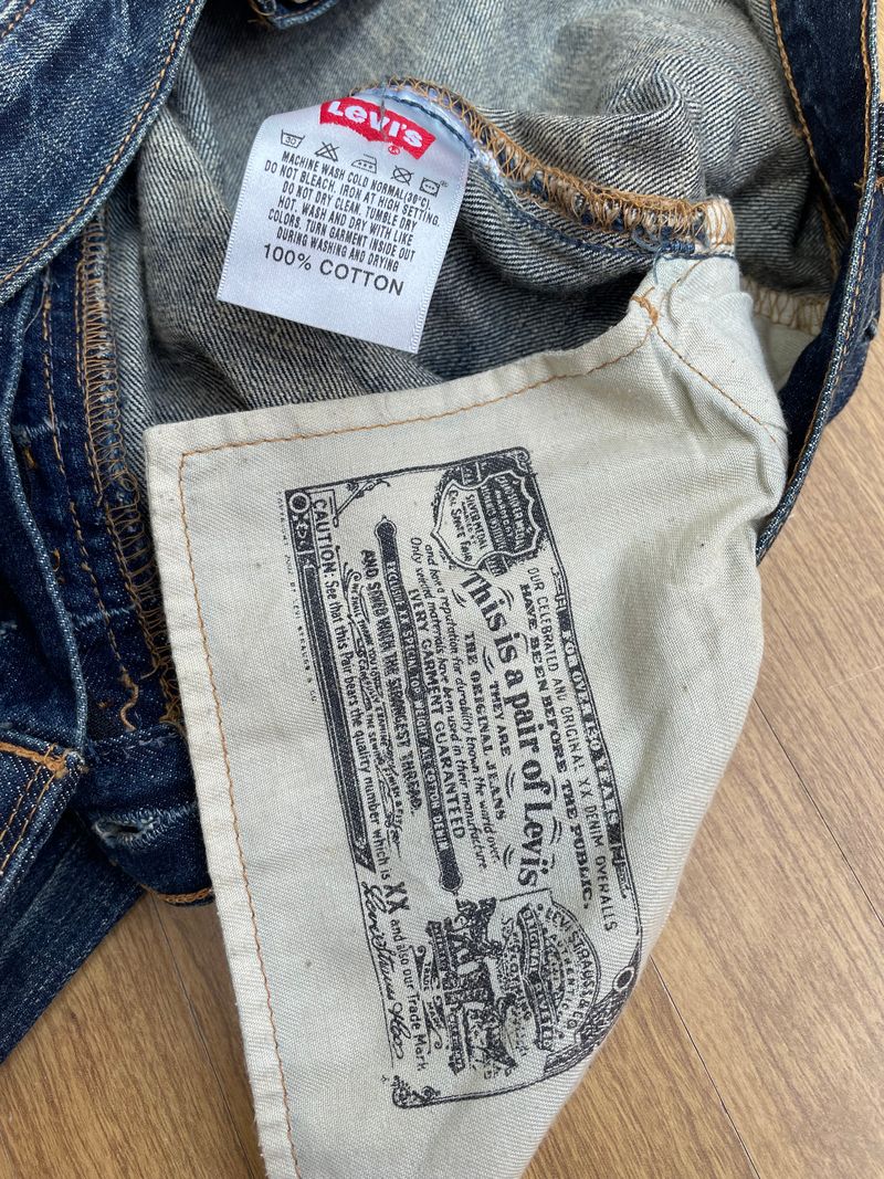 CELANA DENIM JEANS LEVIS 501, foto 6