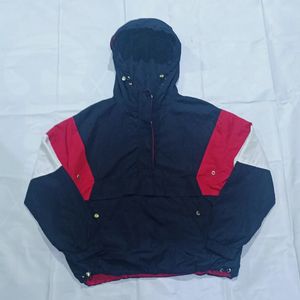 Bershka colourblock cagoule anorak jacket