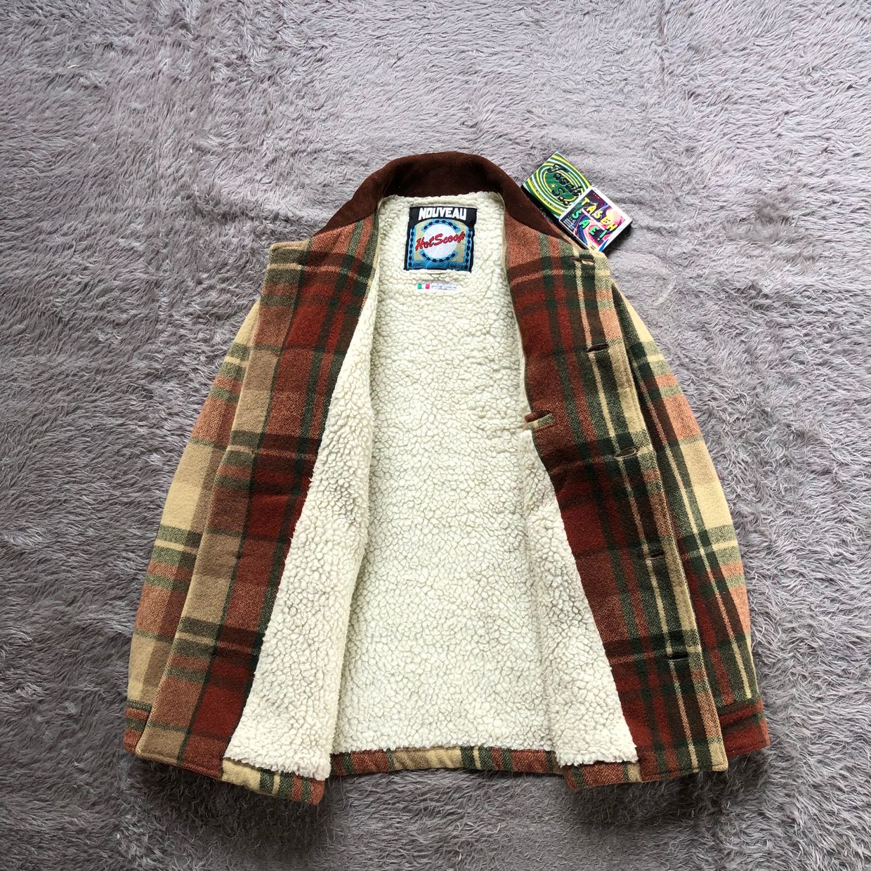 Vintage Skater Sweater Pria brown, foto 5