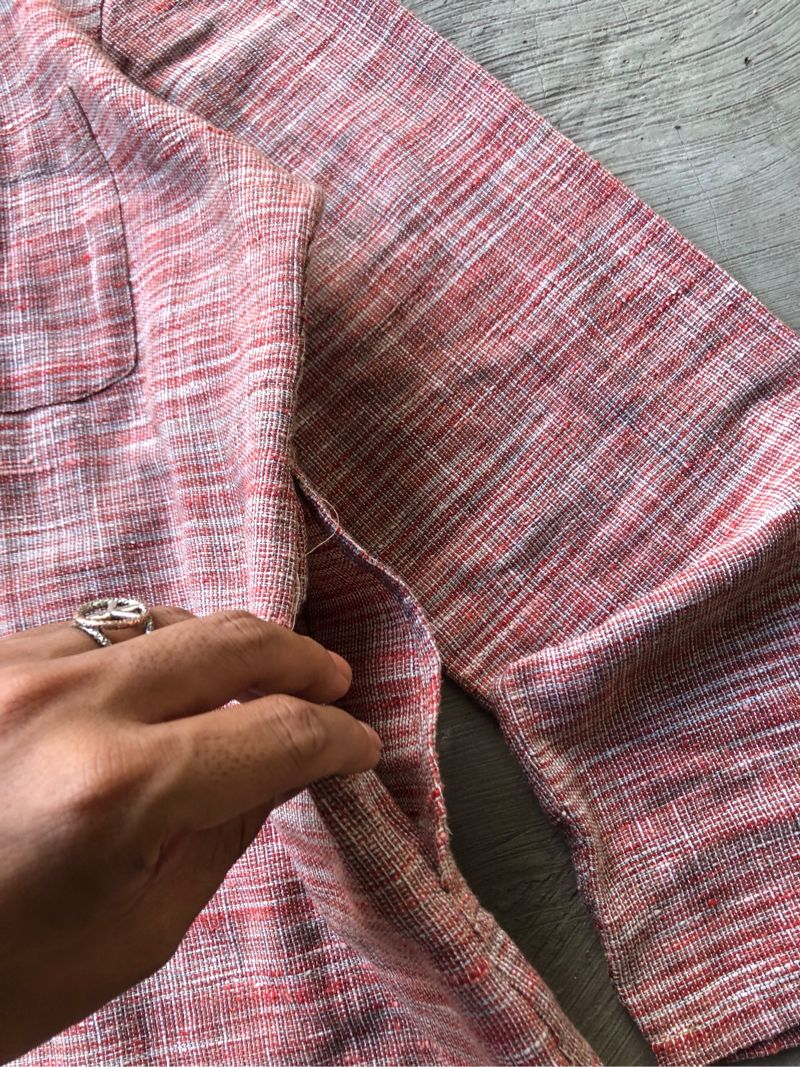 Vintage Khadigram Red Pull Over Shirt, foto 9