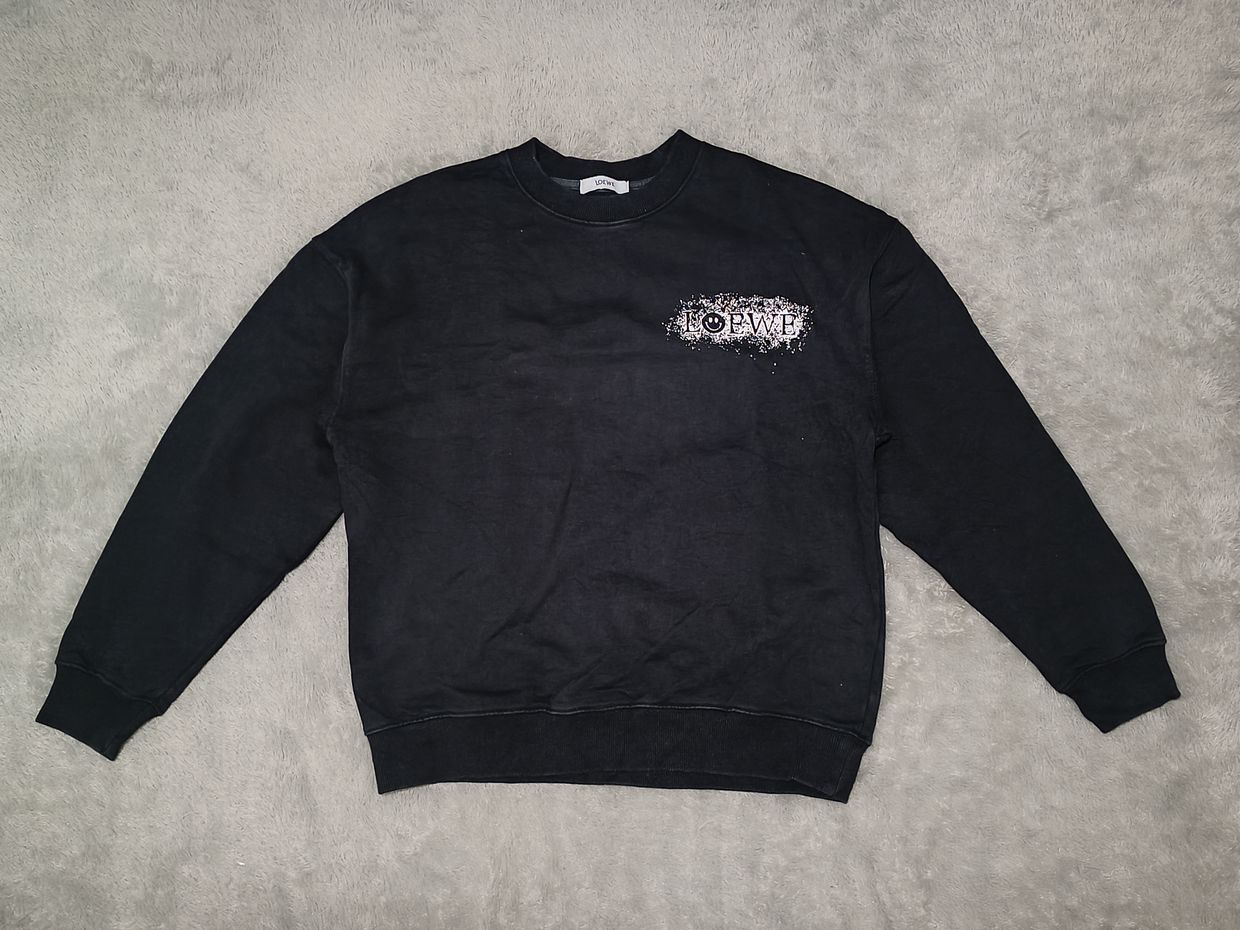Loewe Streetwear Sweater Pria black