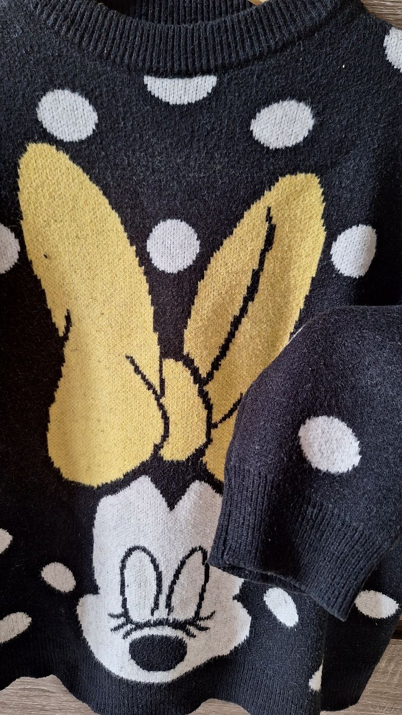Sweater Mickey Mouse Polkadot Wanita, foto 3