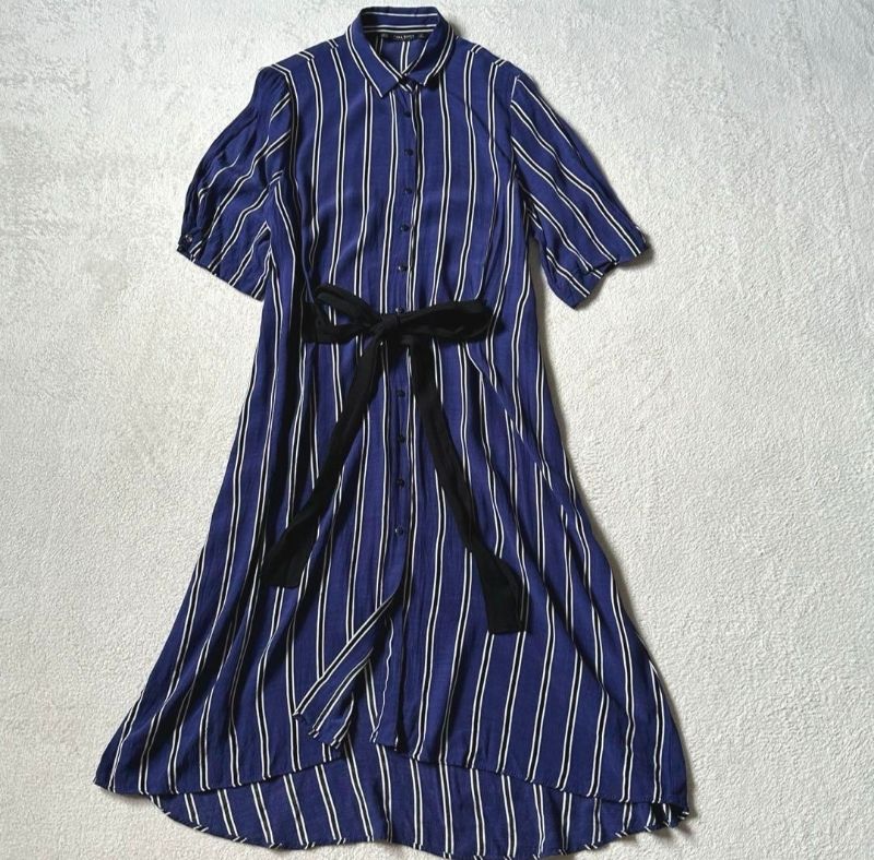 Zara Striped Midi Dress, foto 3