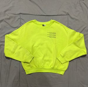 H&M Crewneck Oversize Neon