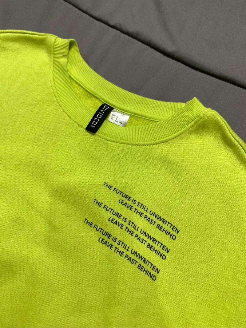 H&M Crewneck Oversize Neon, foto 3