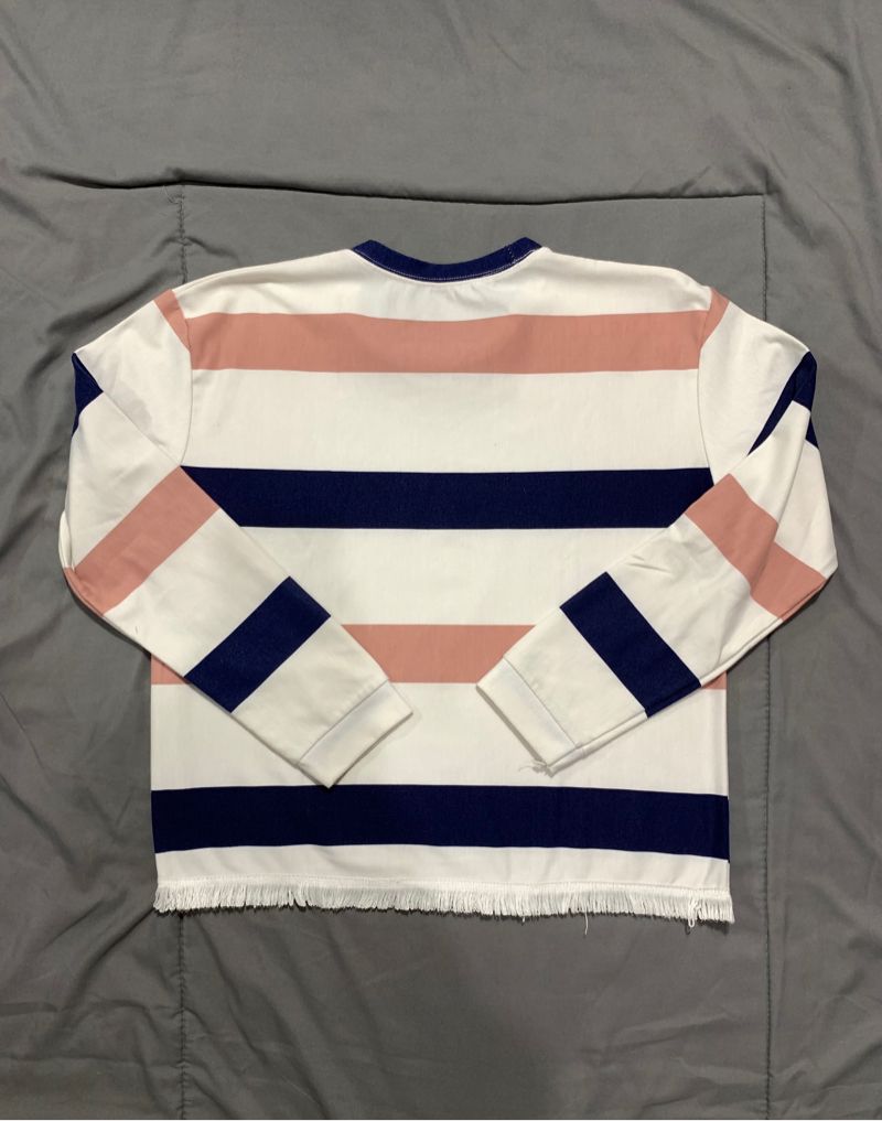 Kaos Striped Crop, foto 2