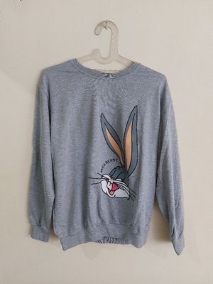 H&M Sweatshirt Crewneck Bugs Bunny Looney Tunes