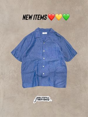 Uniqlo Grunge Indie Casual shirt Pria blue