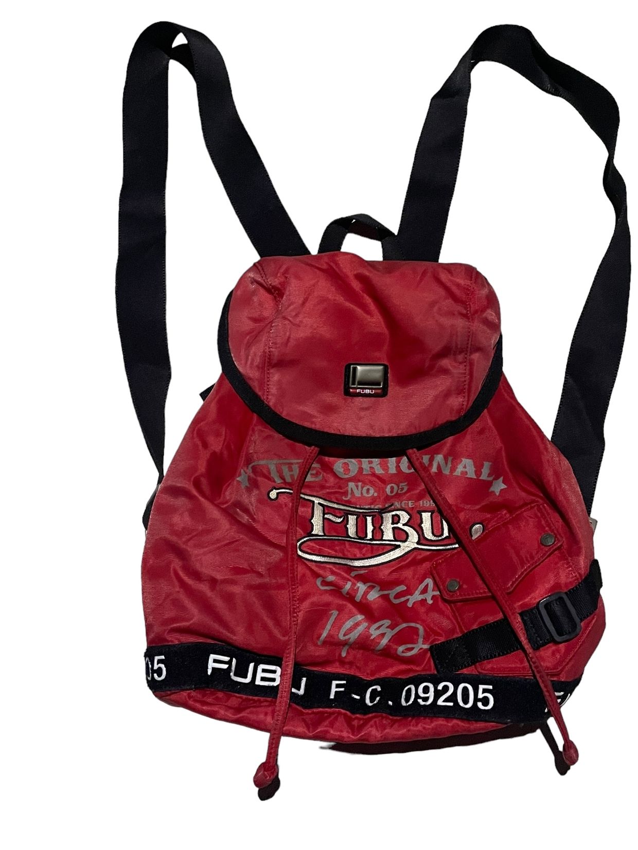 FUBU Y2K Backpack Wanita red, foto 2