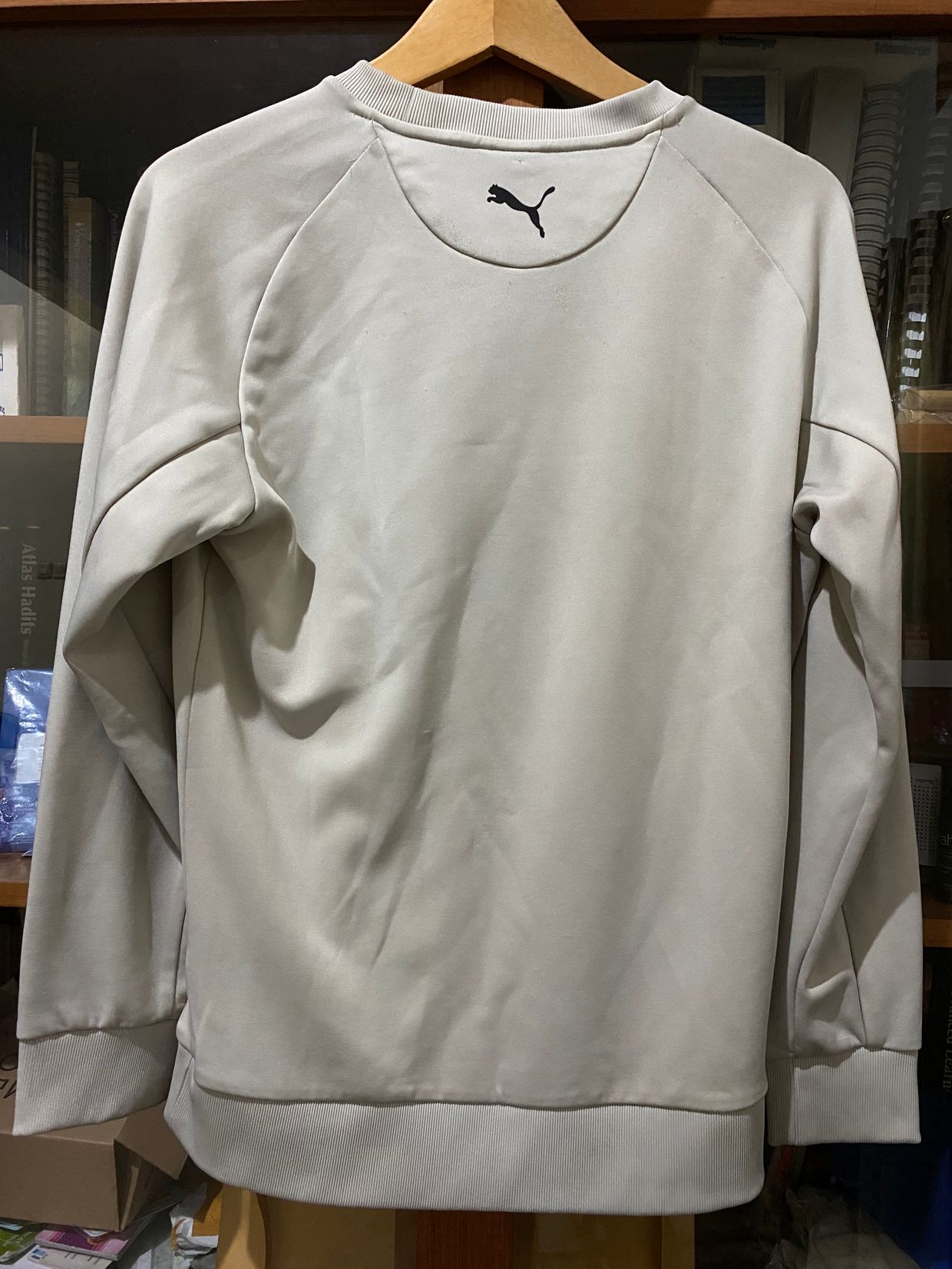 Puma Casual Sweater Pria cream, foto 2