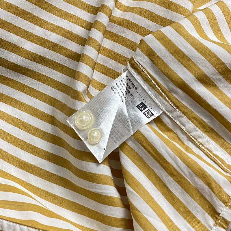 UNIQLO HALF BUTTON EXTRA FINE COTTON STRIPED, foto 6