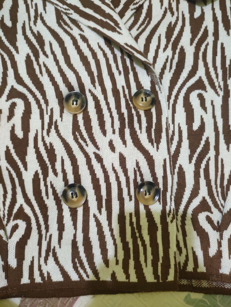 Blazer motif zebra Preloved BKK premium, foto 4