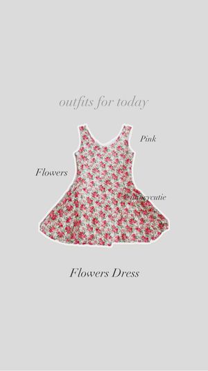 Flower dress vintage