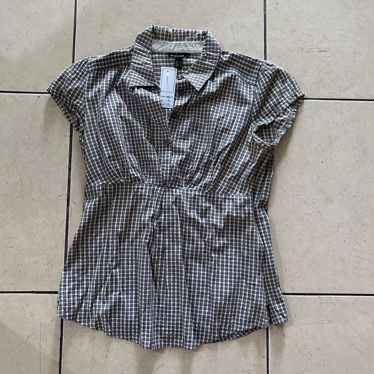 Mango Minimalist Shirt Wanita multicolor, foto 3