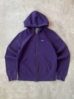 Y2K Nike Zip Hoodie Purple Colour