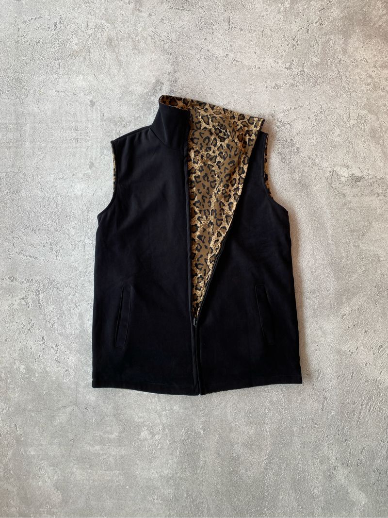 Unbrand Leopard Pattern Vest Reversible, foto 3