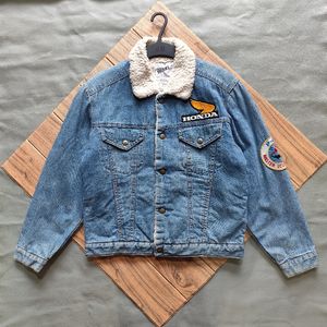 Trucker jeans jacket heart