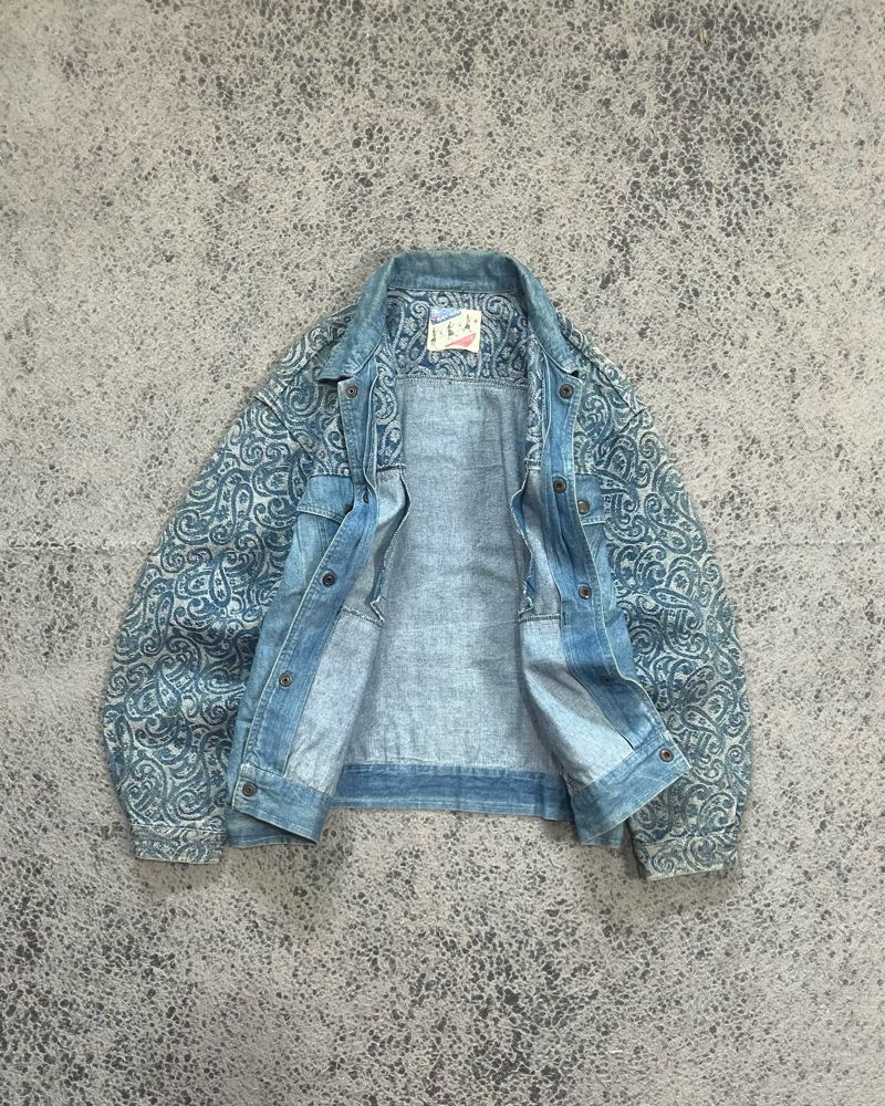 Tray Up Paisley Denim Jacket, foto 4