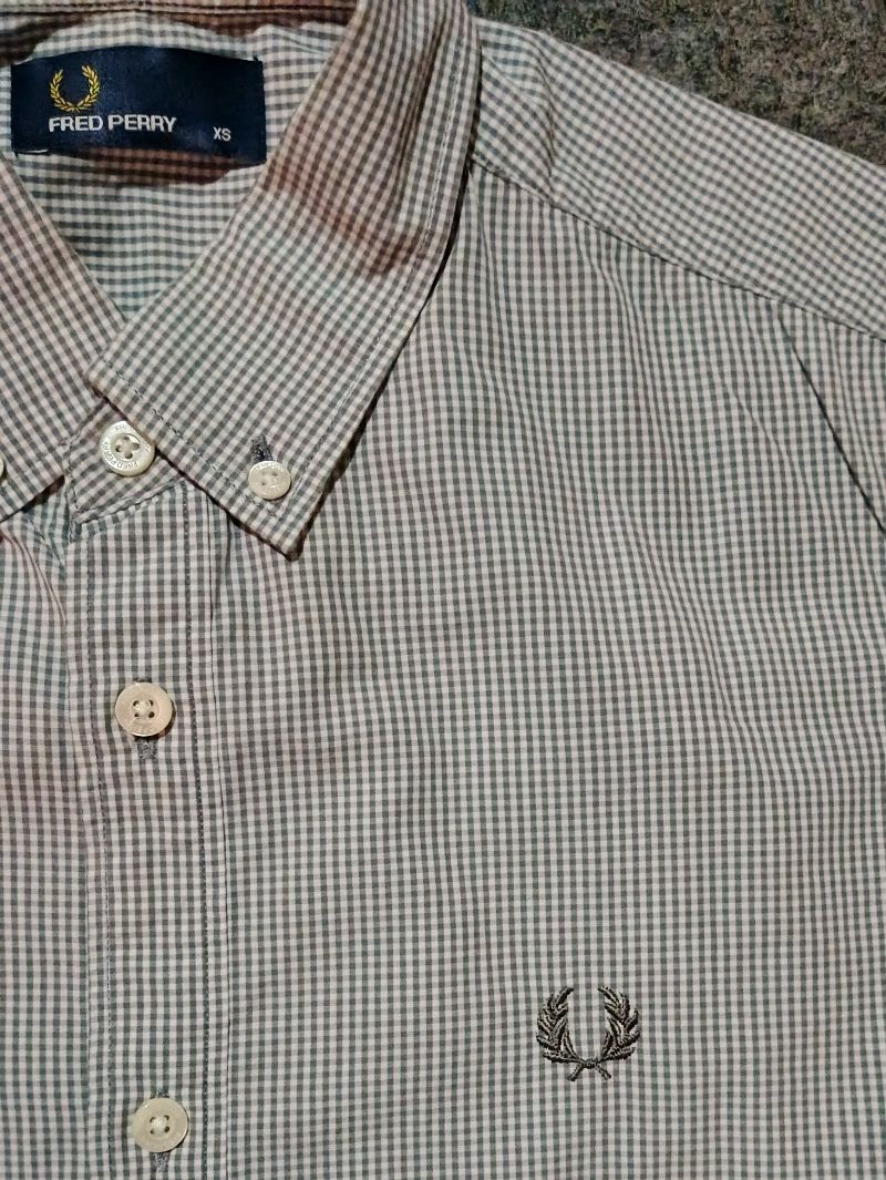 Kemeja Fred Perry Gingham, foto 2