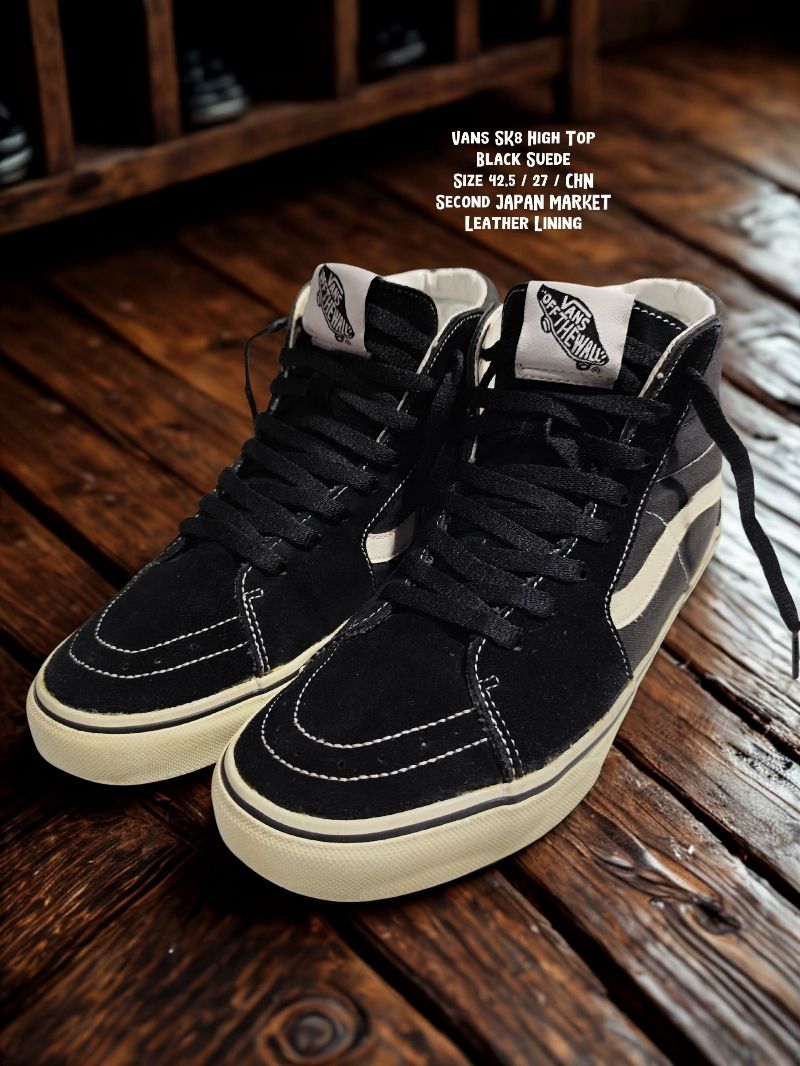 Vans SK8 High Top
Black Suede, foto 2