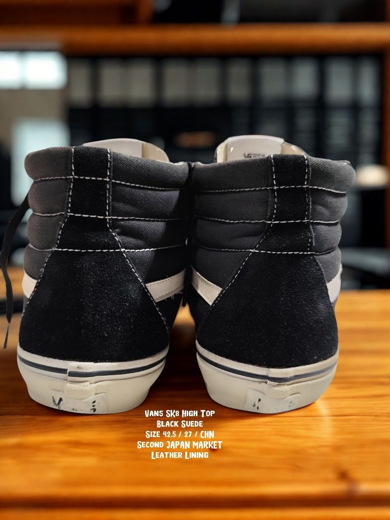 Vans SK8 High Top
Black Suede, foto 3