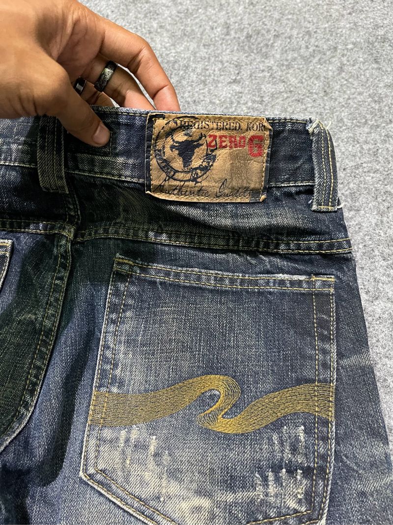 Celana jeans fading zero g secone, foto 6