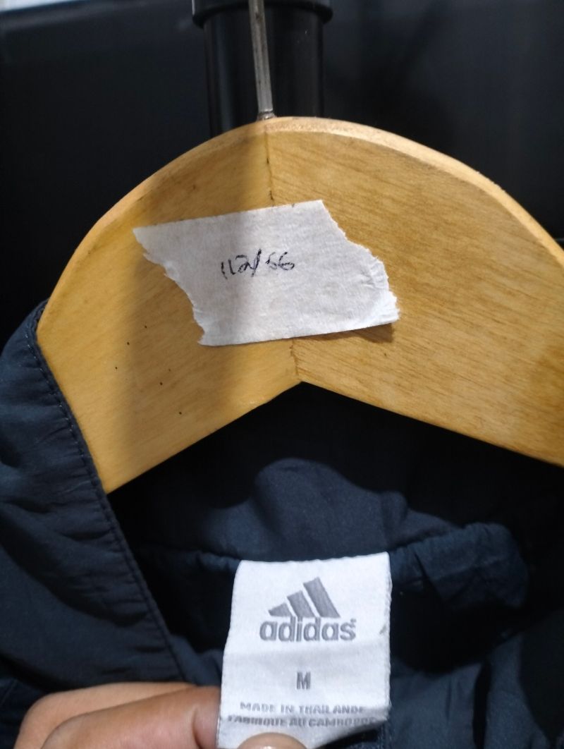 Adidas Casual Windbreaker Pria navy, foto 4