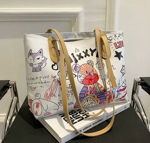 Tote Bag Kanvas Vintage Y2K Tas Tangan
