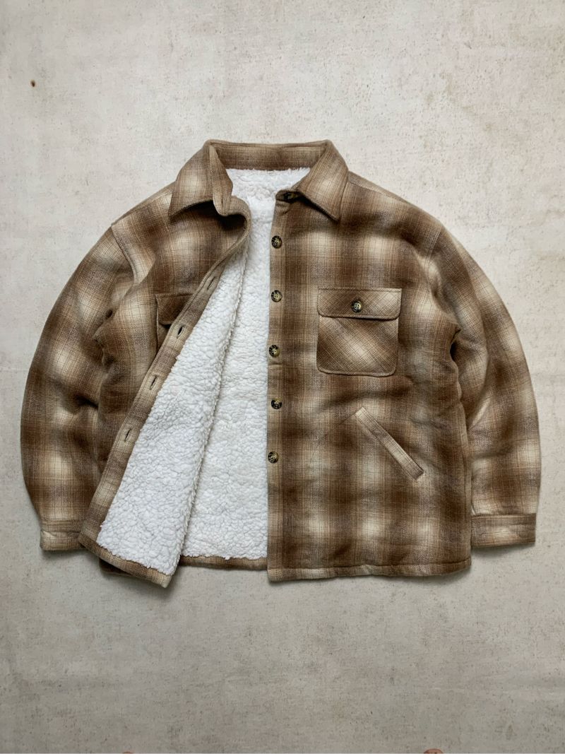 Outer wool sherpa flanel veterano, foto 2