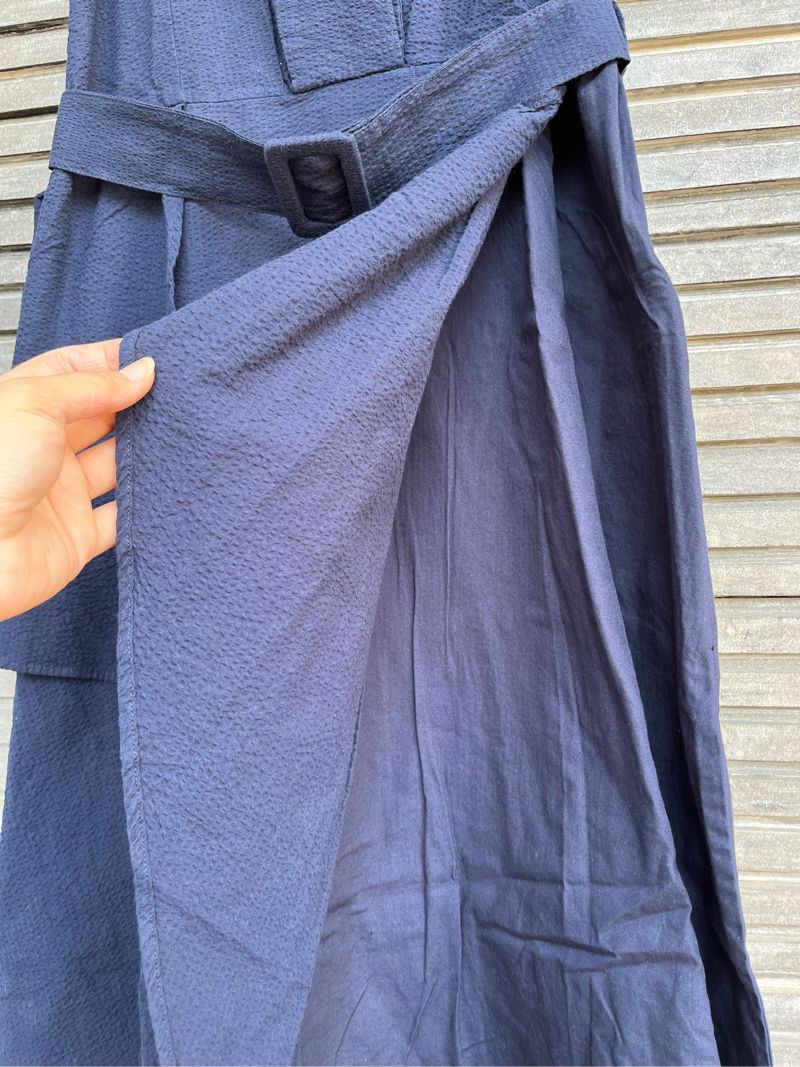 Dress Midi V-Neck Navy Studio Preloved, foto 4