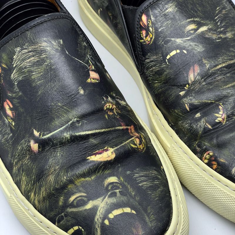 GIVENCHY PARIS Loafer Slip On Artwork Pattern, foto 3