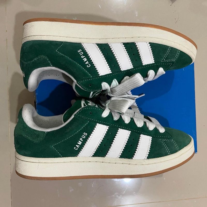 adidas gazelle silver green womens Adidas campus OOS Dark Green  Ragen