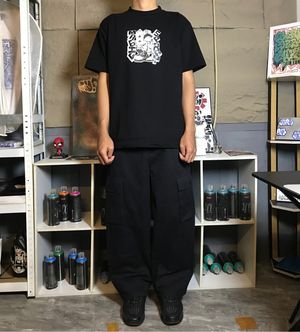 CARGO PANTS BAGGY BLACK - KUTIR