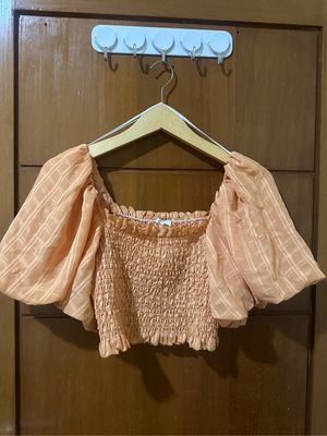 Pomelo Orange Crop Top