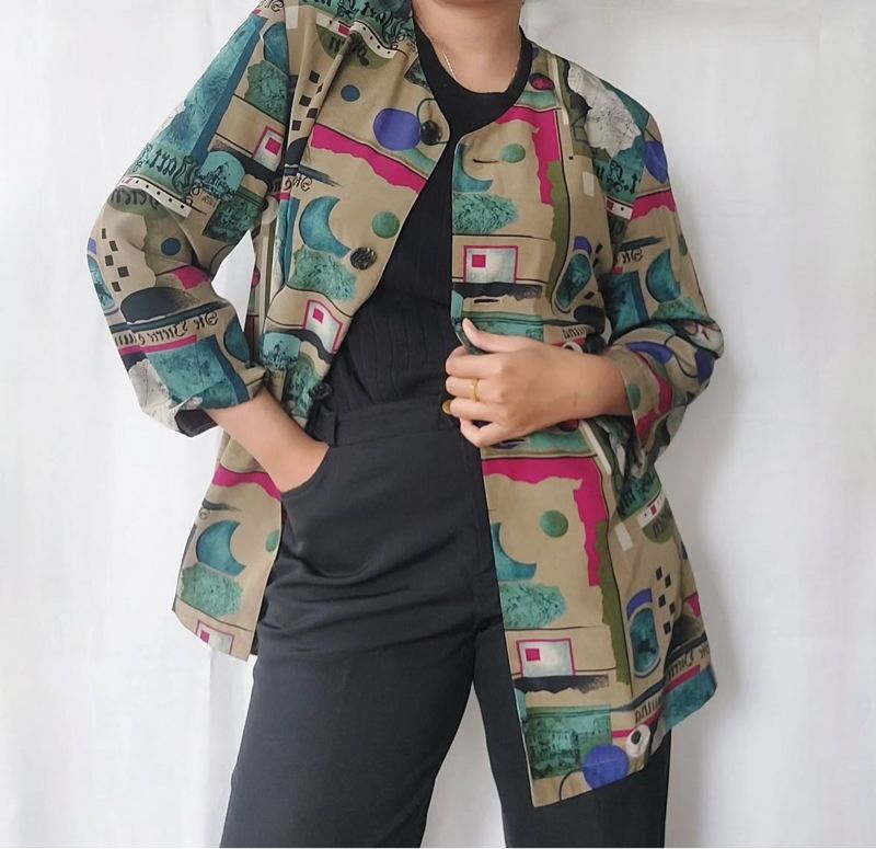 Kemeja Pattern Lengan Panjang, foto 2