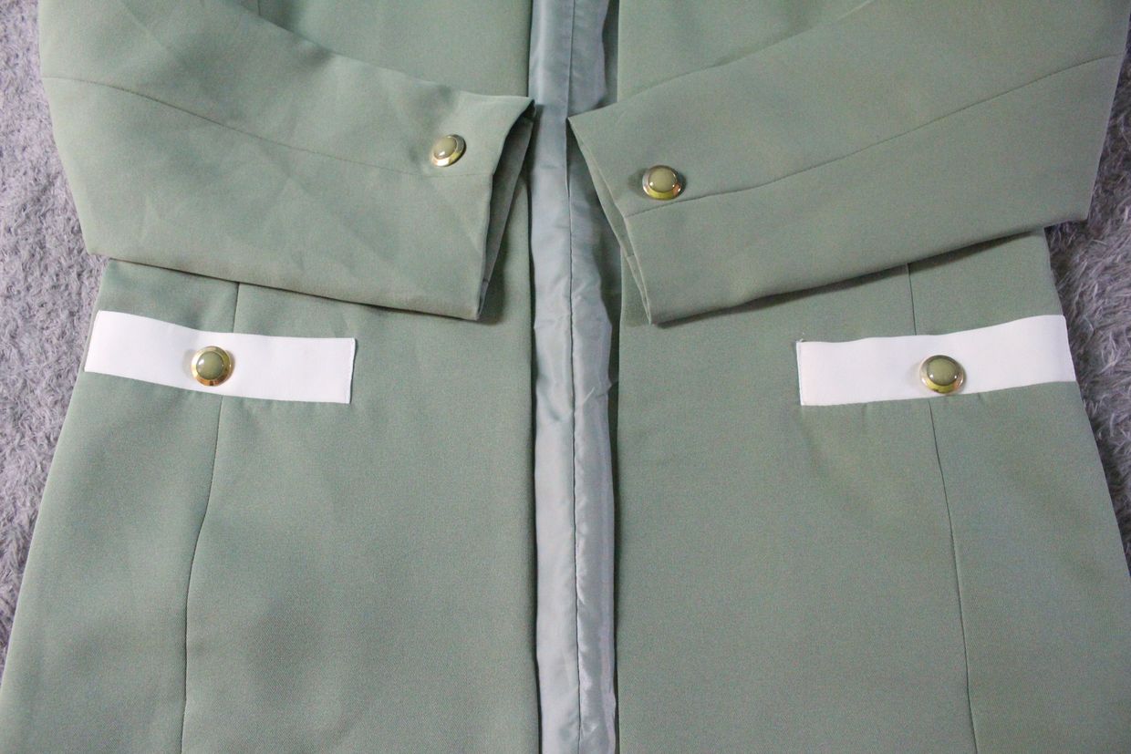 Casual Blazer Wanita green, foto 3