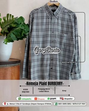 Kemeja Plaid BURBERRY Original