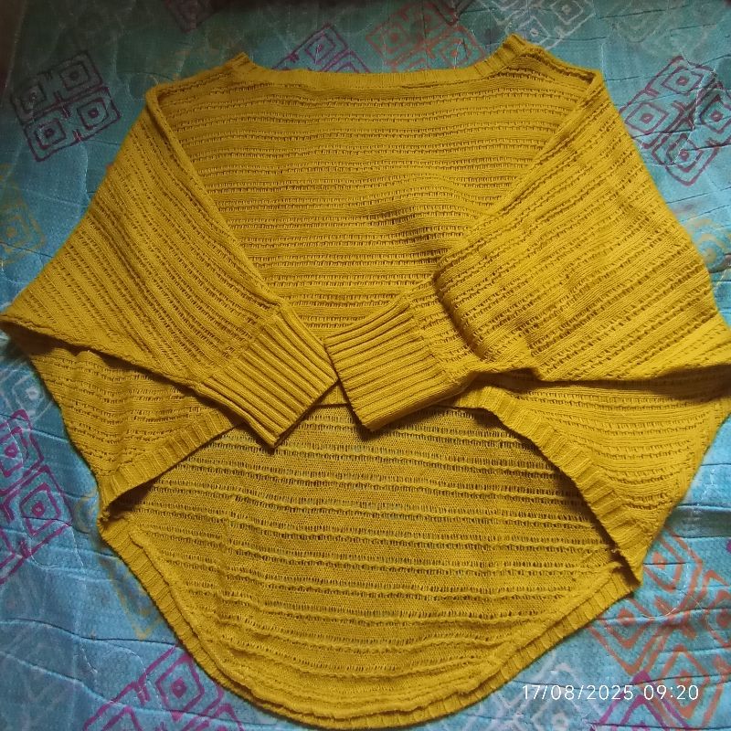 Baju rajut kuning mustard, foto 2