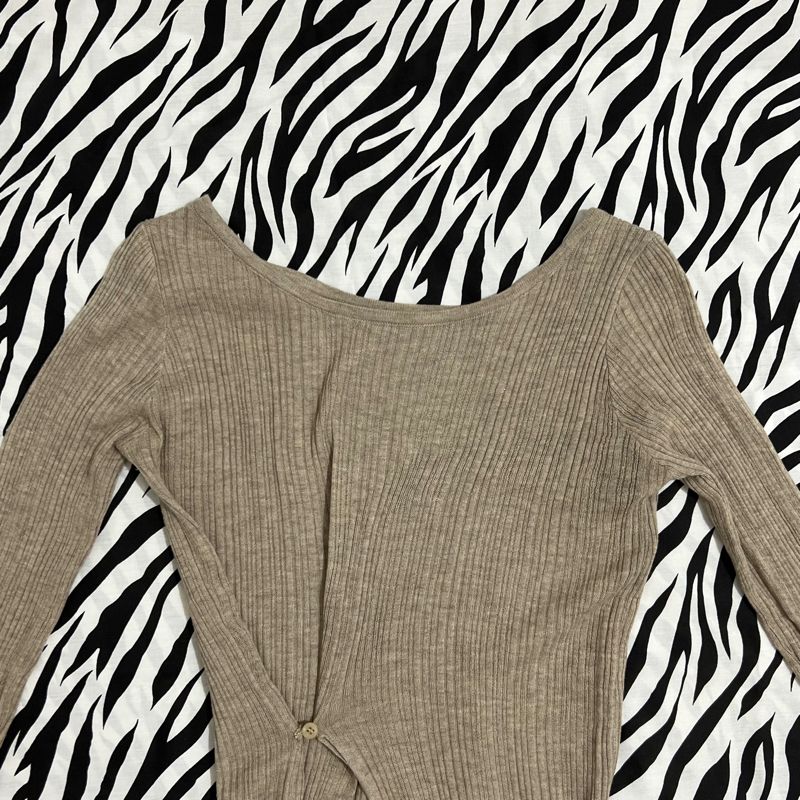 preloved long slevee coklat, foto 2