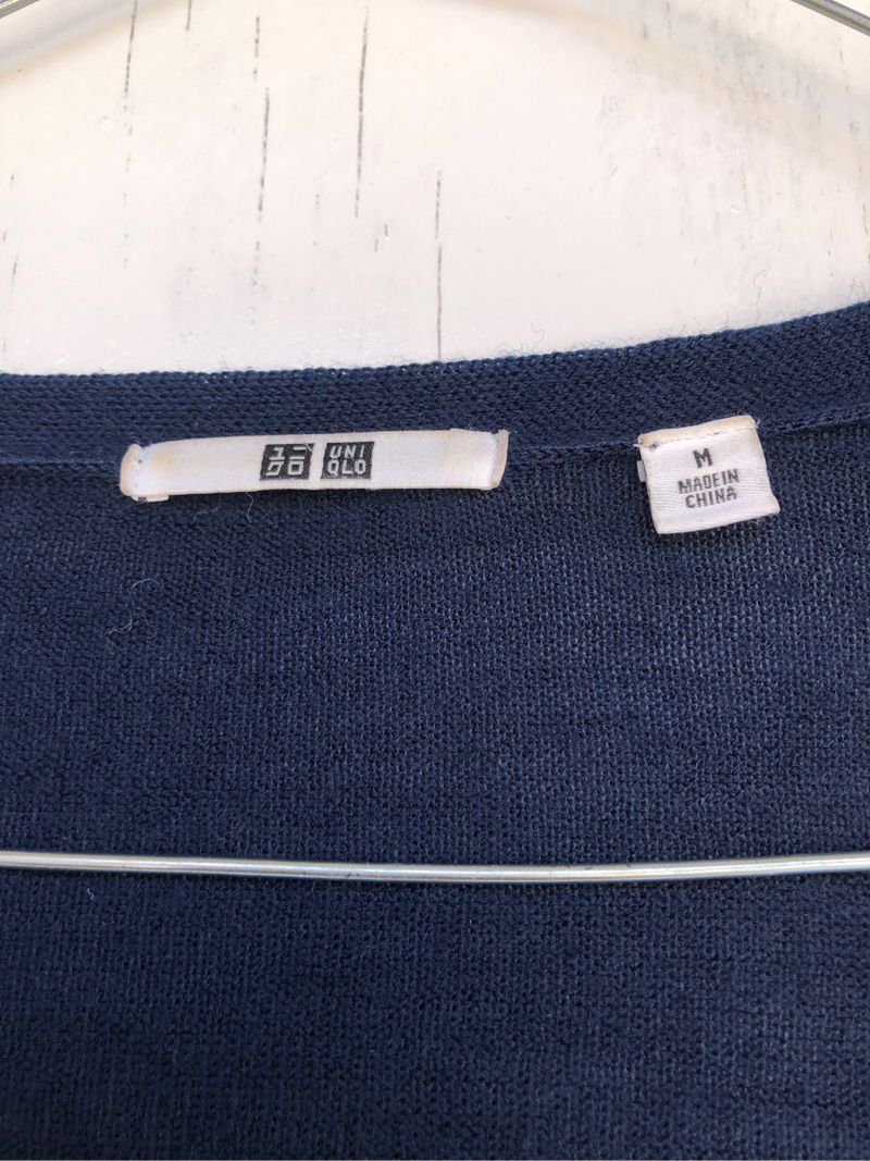 Preloved - CARDI UNIQLO NAVY, foto 3