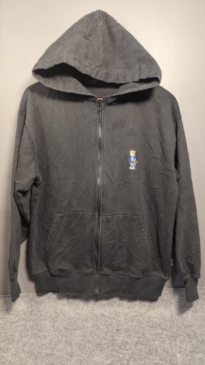 Jaket Hoodie Yale Hitam Original Logo Kecil Unisex