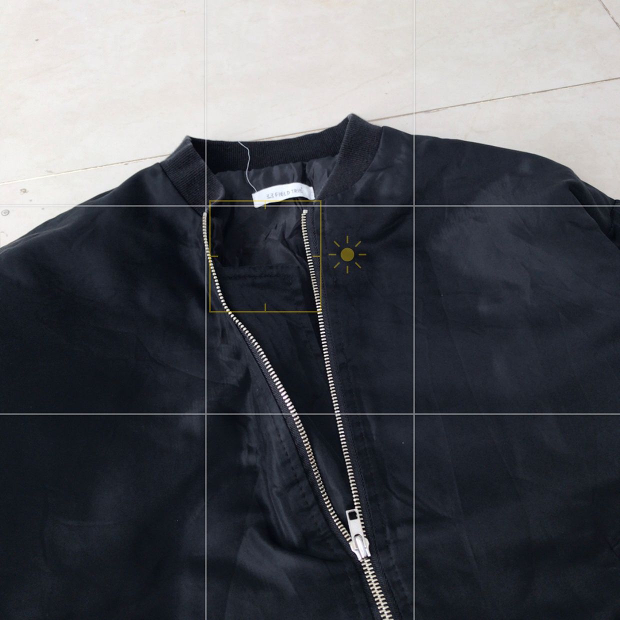 Biker Casual Bomber jacket Pria black, foto 6