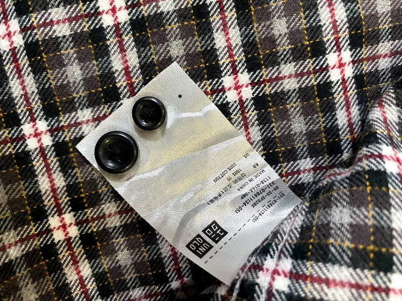 uniqlo kemeja flannel, foto 6
