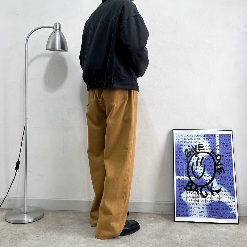 Basic relaxed longpants mustard soft jeans, Loose Fit, foto 2